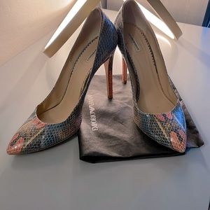 Emporia Armani Snakeskin Heels